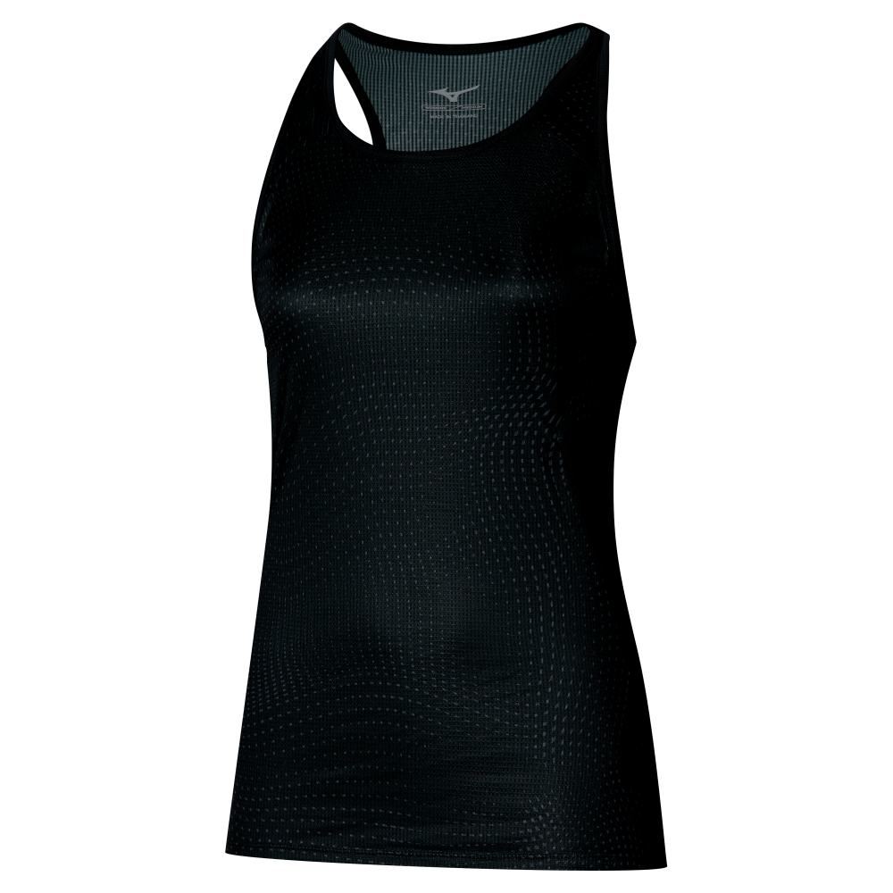 Mizuno DRYAEROFLOW GRAPHIC TANK Negro Mujer Talla S